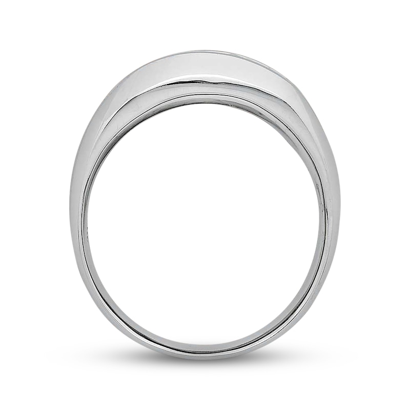 Main Image 2 of Previously Owned Men's Diamond Wedding Band 1/2 ct tw 14K White Gold