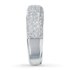 Thumbnail Image 3 of Previously Owned Diamond Anniversary Ring 1 ct tw Round-cut 14K White Gold