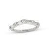 Thumbnail Image 1 of Previously Owned Diamond Contour Ring 1/2 ct tw Round & Baguette-cut 14K White Gold