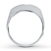 Thumbnail Image 2 of Previously Owned Men's Diamond Wedding Band 1 ct tw Square-Cut 14K White Gold