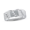 Thumbnail Image 1 of Previously Owned Men's Diamond Wedding Band 1/3 ct tw Round-cut 14K White Gold
