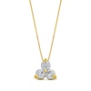 Thumbnail Image 0 of Previously Owned Diamond Clover Necklace 5/8 cttw 18K Yellow Gold