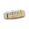 Thumbnail Image 1 of Previously Owned Men's Diamond Band 1/3 ct tw 14K Two-Tone Gold