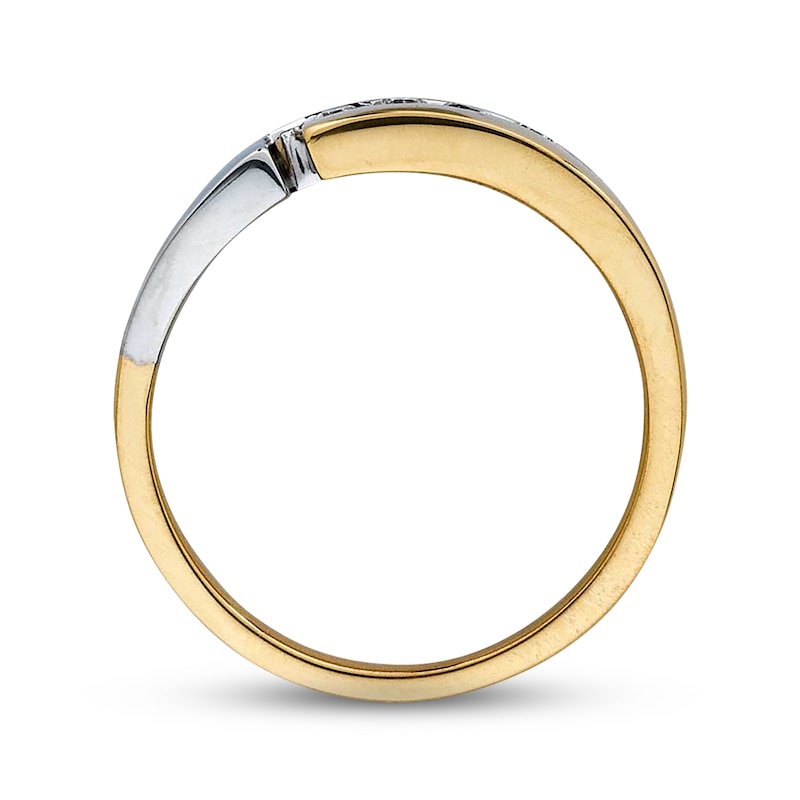 Main Image 2 of Previously Owned Men's Diamond Band 1/3 ct tw 14K Two-Tone Gold