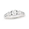 Thumbnail Image 1 of Previously Owned Round-Cut Engagement Ring 1/2 ct tw Diamonds 18K White Gold
