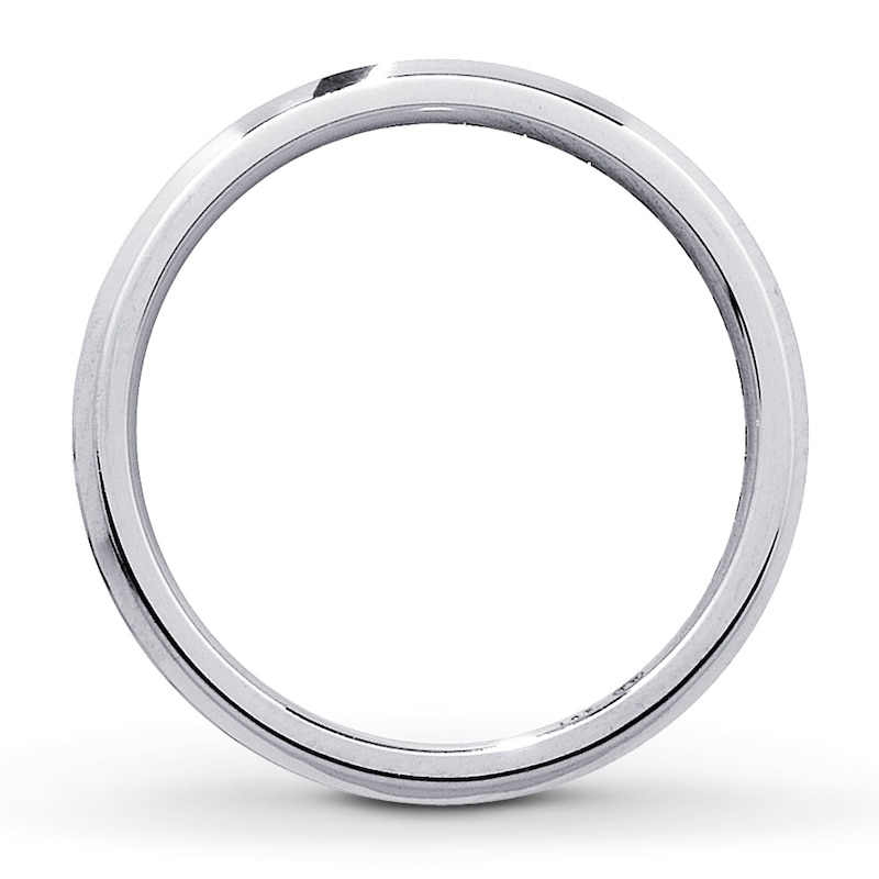 Main Image 2 of Previously Owned Diamond Anniversary Eternity Band 1 ct tw Round-cut 14K White Gold Size 6