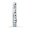 Thumbnail Image 3 of Previously Owned Diamond Anniversary Eternity Band 1 ct tw Round-cut 14K White Gold Size 6
