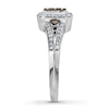 Thumbnail Image 3 of Previously Owned Brown & White Diamond Ring 3/8 ct tw 14K White Gold