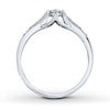 Thumbnail Image 1 of Previously Owned Ring 1/20 ct tw Diamonds 10K White Gold