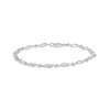 Thumbnail Image 1 of Previously Owned Swirl Bracelet Diamond Accents 10K White Gold