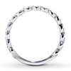 Thumbnail Image 2 of Previously Owned Diamond Wedding Band 1/10 ct tw Round-cut 14K White Gold