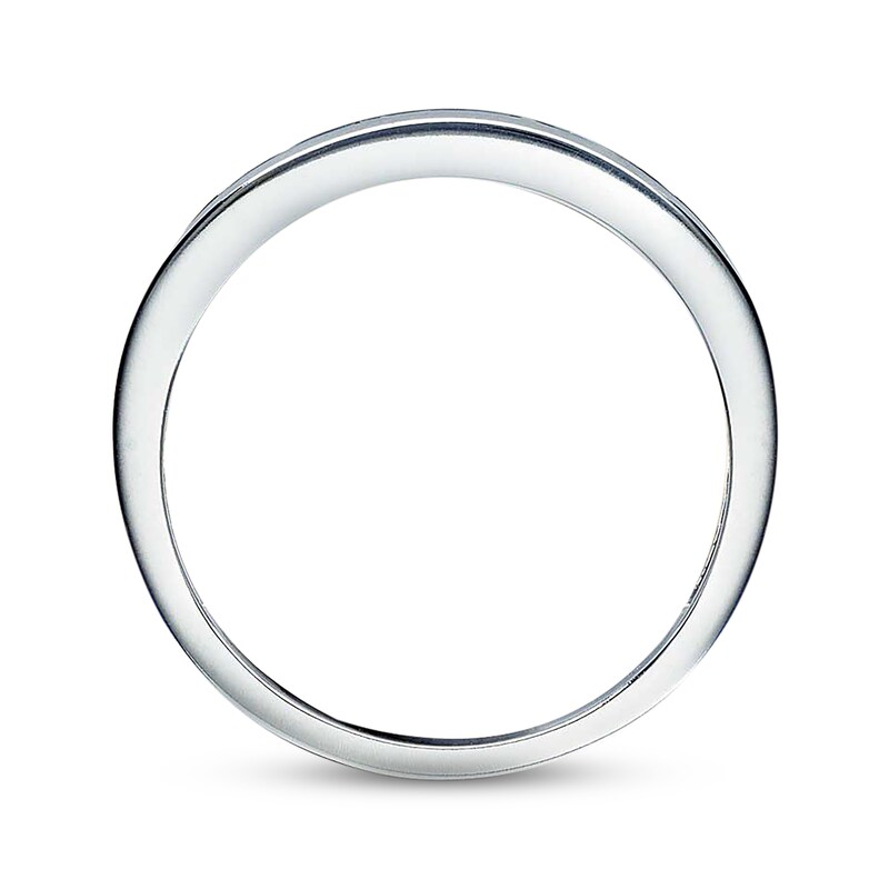 Main Image 2 of Previously Owned Diamond Anniversary Band 1/10 ct tw Round-cut 10K White Gold