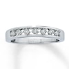 Thumbnail Image 1 of Previously Owned Diamond Anniversary Band 1/4 ct tw Princess-cut14K White Gold