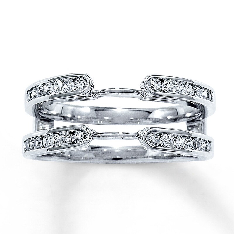Main Image 1 of Previously Owned Enhancer Ring 3/8 cttw Diamonds 14K White Gold