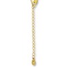 Thumbnail Image 3 of Previously Owned Open Hearts Necklace 1/4 ct tw Diamonds 14K Yellow Gold
