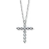 Thumbnail Image 1 of Previously Owned Necklace 1/3 ct tw Diamonds 10K White Gold 18"