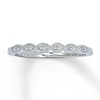 Thumbnail Image 1 of Previously Owned Diamond Anniversary Ring 1/10 ct tw Round-cut 14K White Gold