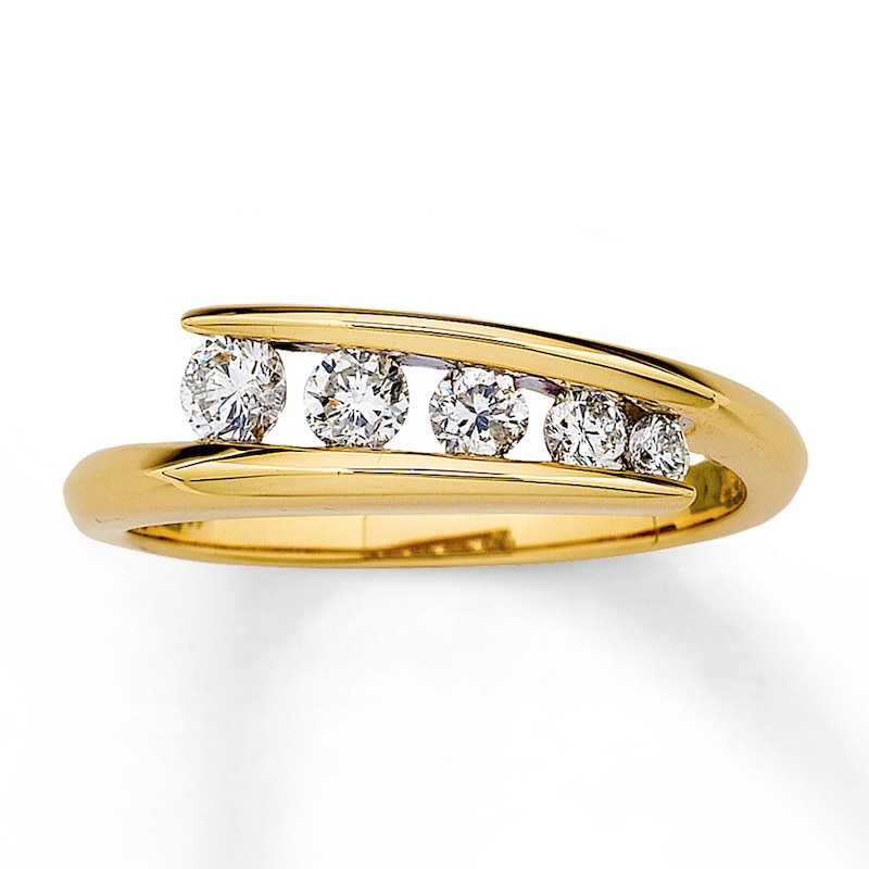 Main Image 1 of Previously Owned Diamond Ring 1/2 ct tw 14K Yellow Gold