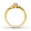 Thumbnail Image 1 of Previously Owned Diamond Promise Ring 1/10 ct tw Round-cut 10K Yellow Gold