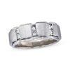 Thumbnail Image 1 of Previously Owned Men's Wedding Band 5/8 ct tw Square-cut Diamonds 14K White Gold Size 13.25