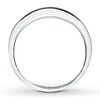 Thumbnail Image 2 of Previously Owned Men's Square-Cut Diamond Band 1 ct tw 14K White Gold