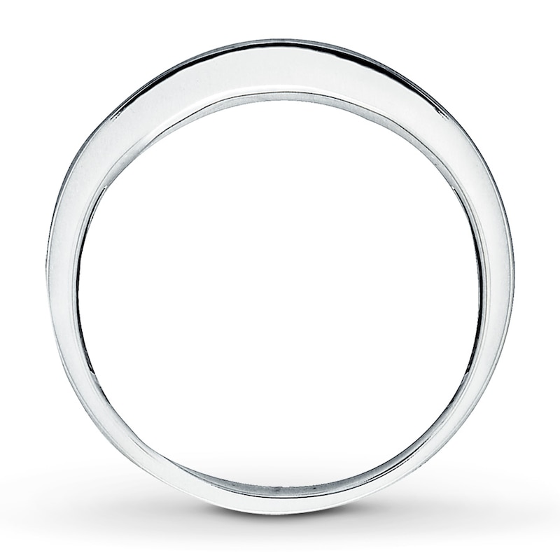 Main Image 2 of Previously Owned Men's Square-Cut Diamond Band 1 ct tw 14K White Gold