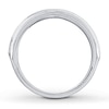 Thumbnail Image 2 of Previously Owned Men's Diamond Band 1/6 ct tw Square-cut 14K White Gold