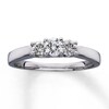 Thumbnail Image 1 of Previously Owned Ring 1/2 ct tw Diamonds 14K White Gold & Platinum