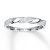 Previously Owned Anniversary Band 1/20 ct tw Round-cut Diamonds 10K White Gold
