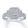 Previously Owned Ring 1/4 ct tw Diamonds 10K White Gold