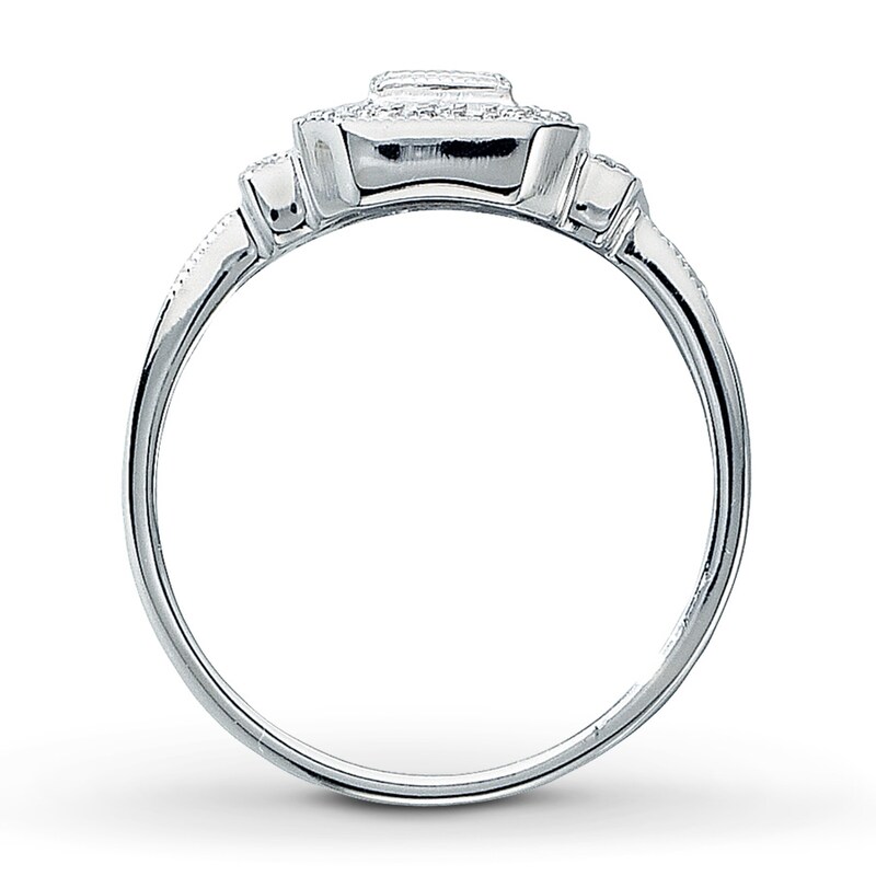 Main Image 2 of Previously Owned Ring 1/4 ct tw Diamonds 10K White Gold