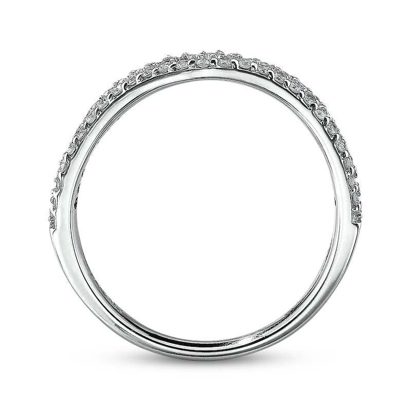 Main Image 2 of Previously Owned Diamond Contour Enhancer Ring 1/4 ct tw 14K White Gold
