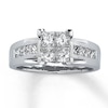 Thumbnail Image 1 of Previously Owned Diamond Ring 1-1/2 cts tw 14K White Gold