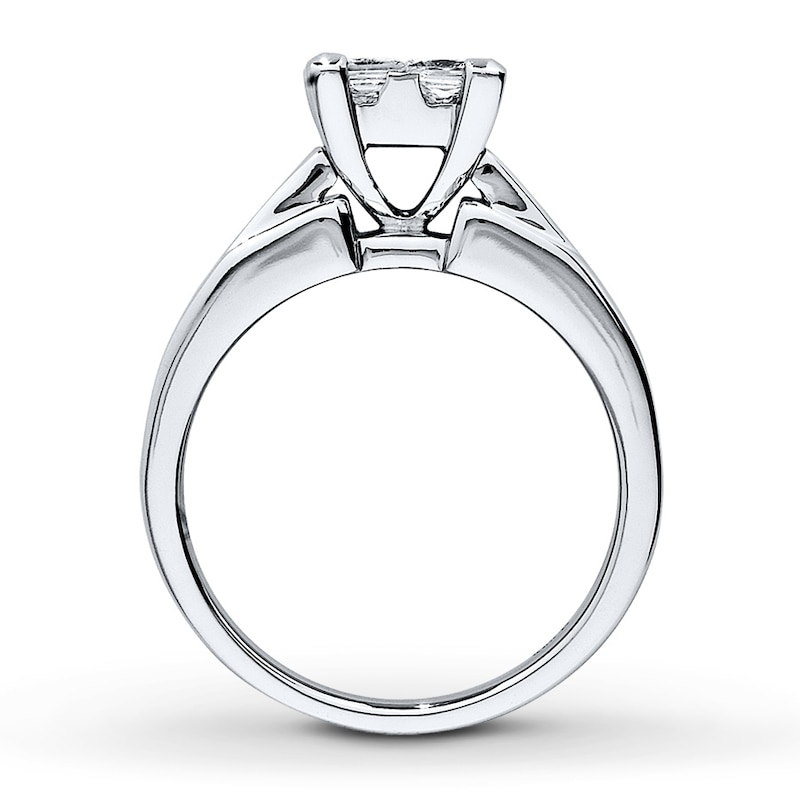 Main Image 2 of Previously Owned Diamond Ring 1-1/2 cts tw 14K White Gold