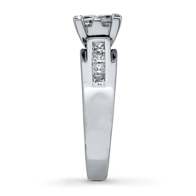 Main Image 3 of Previously Owned Diamond Ring 1-1/2 cts tw 14K White Gold