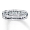Thumbnail Image 1 of Previously Owned Men's Diamond Band 1 carat tw Round-cut 14K White Gold