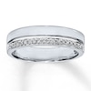 Thumbnail Image 1 of Previously Owned Diamond Wedding Band 1/10 ct tw 14K White Gold