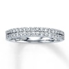 Previously Owned Anniversary Band 1/3 ct tw Round-cut Diamonds 14K White Gold