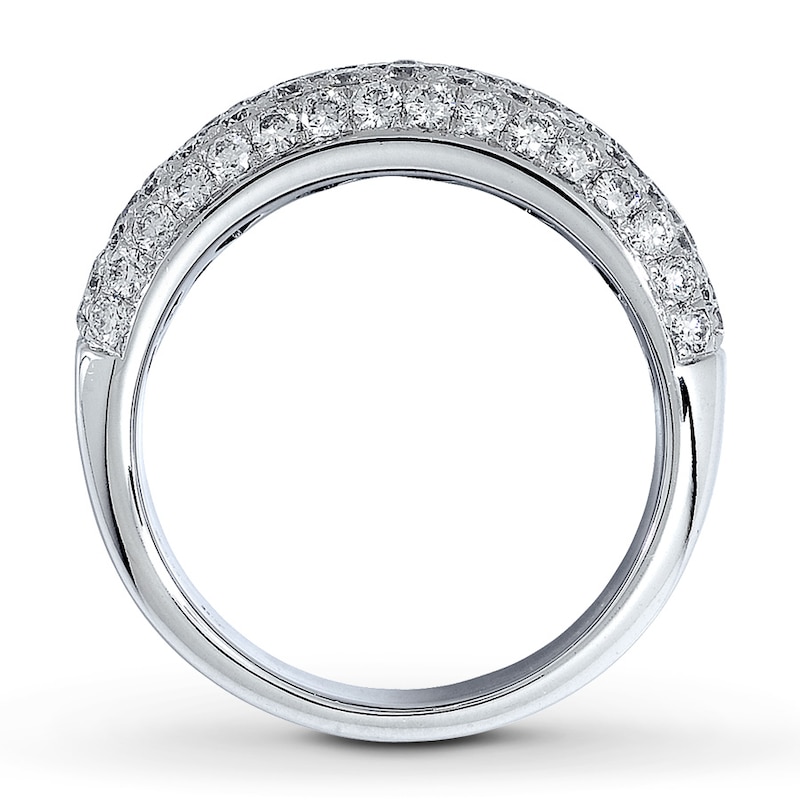 Main Image 2 of Previously Owned Diamond Anniversary Ring 2 ct tw Round-cut 14K White Gold