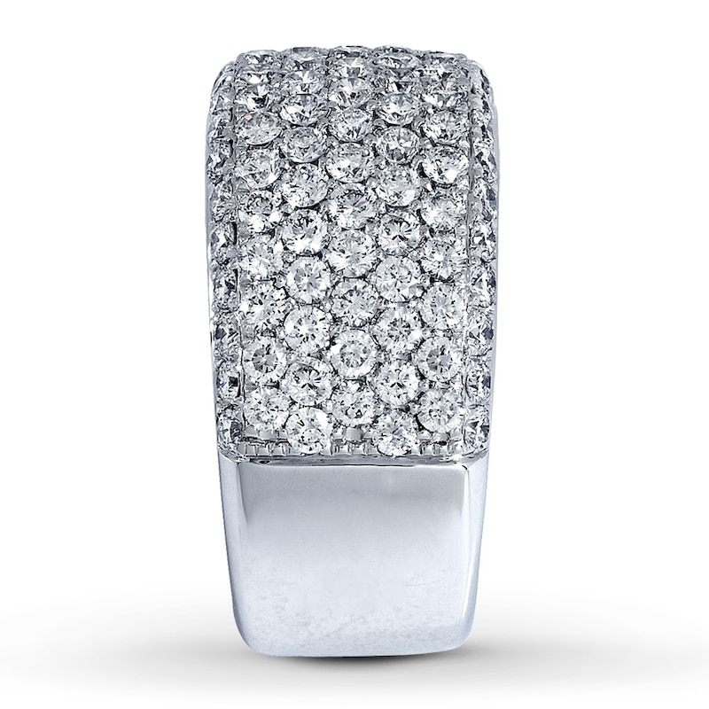 Main Image 3 of Previously Owned Diamond Anniversary Ring 2 ct tw Round-cut 14K White Gold
