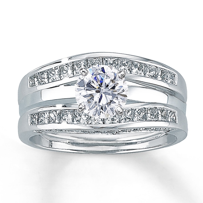 Main Image 3 of Previously Owned Enhancer 3/4 ct tw Diamonds 14K White Gold