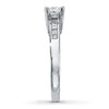 Thumbnail Image 3 of Previously Owned Ring 1 ct tw Princess-Cut Diamonds 14K White Gold