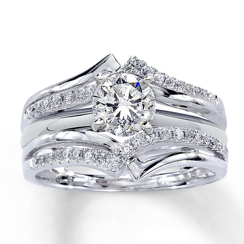 Previously Owned Diamond Enhancer Ring 1/4 ct tw 14K White Gold