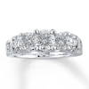 Thumbnail Image 1 of Previously Owned Three-Stone Diamond Ring 2-1/2 ct tw 14K White Gold