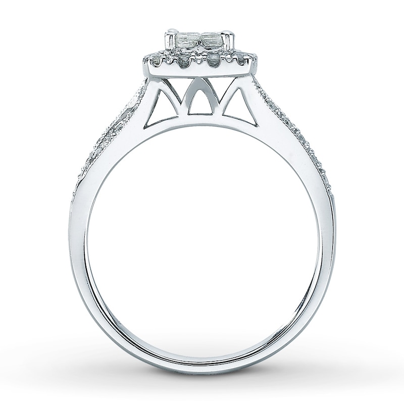 Main Image 2 of Previously Owned Ring 1/2 ct tw Diamonds 14K White Gold