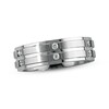 Thumbnail Image 0 of Previously Owned Men's Fashion Ring 1/6 cttw Diamonds Sterling Silver - Size 10