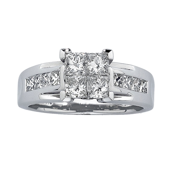 Previously Owned Diamond Ring 1-1/2 ct tw 14K White Gold