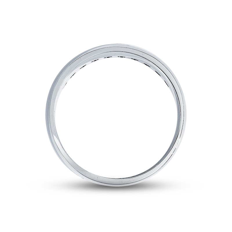 Main Image 2 of Previously Owned Men's Diamond Wedding Band 1/2 ct tw 14K White Gold