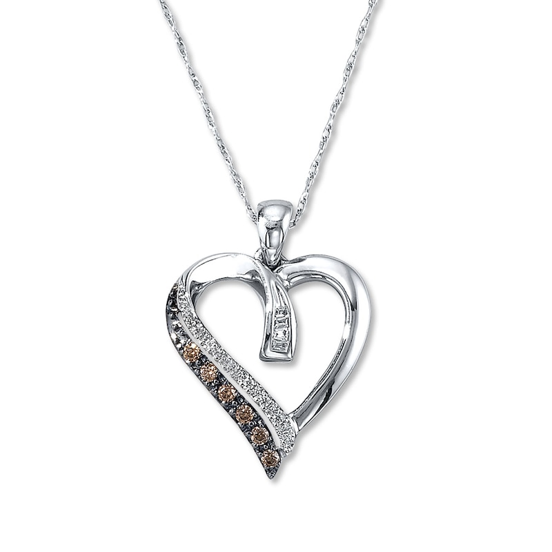 Previously Owned Diamond Necklace 1/8 ct tw 10K White Gold