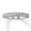 Previously Owned Wedding Band 1/2 ct tw Round-cut Diamonds 14K White Gold
